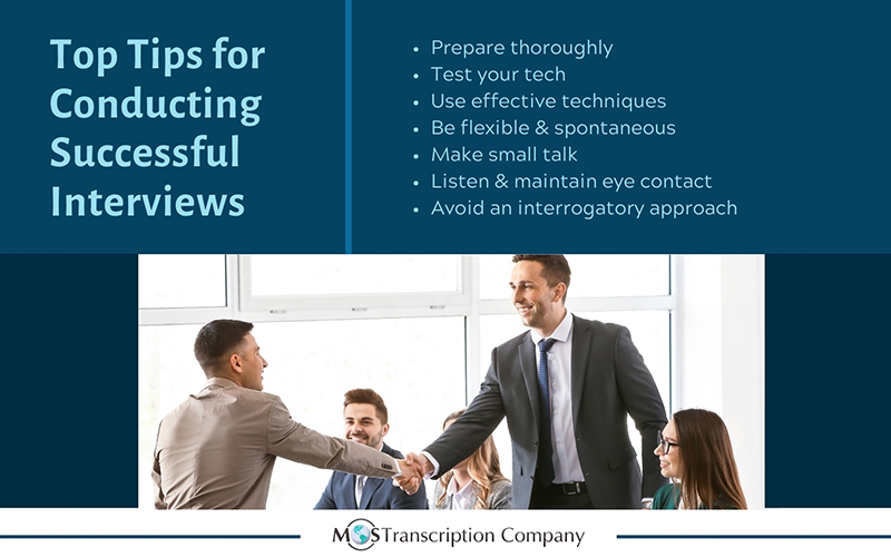 Top Tips for Conducting Successful Interviews