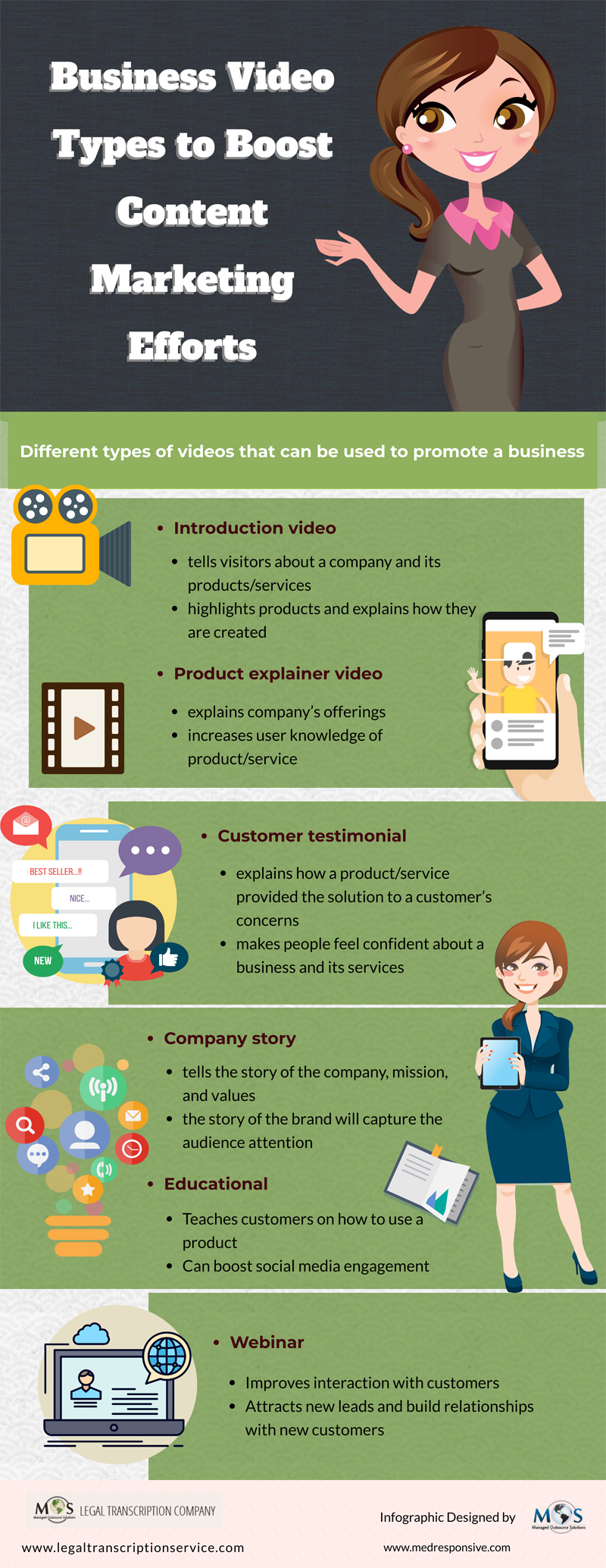 Business Video Types to Boost Content Marketing Efforts