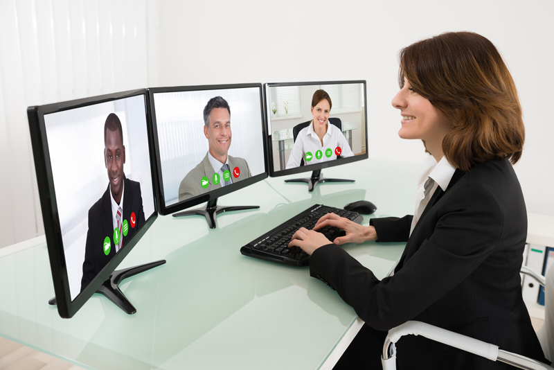 Business Meetings on Different Video Conferencing