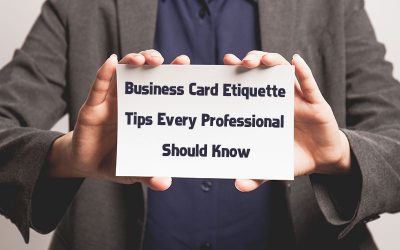 Business Card Etiquette Tips Every Professional Should Know