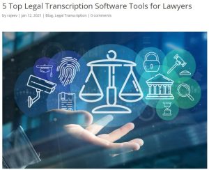 5 top legal transcription software tools for lawers