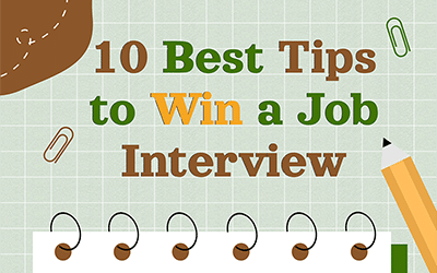 10 Best Tips to Win a Job Interview [INFOGRAPHIC]