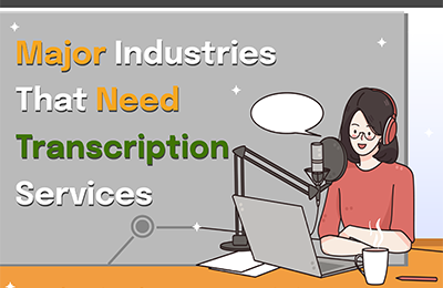 Major Industries That Need Transcription Services [INFOGRAPHIC]