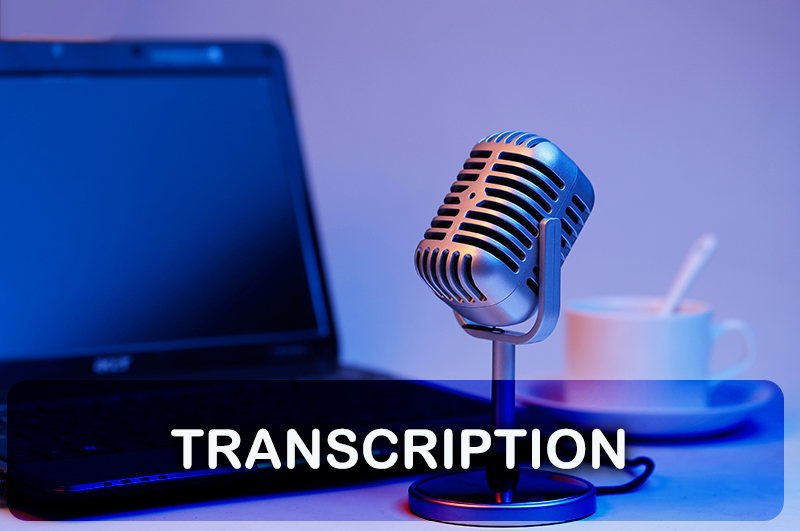 Human Transcription and Machine Transcription