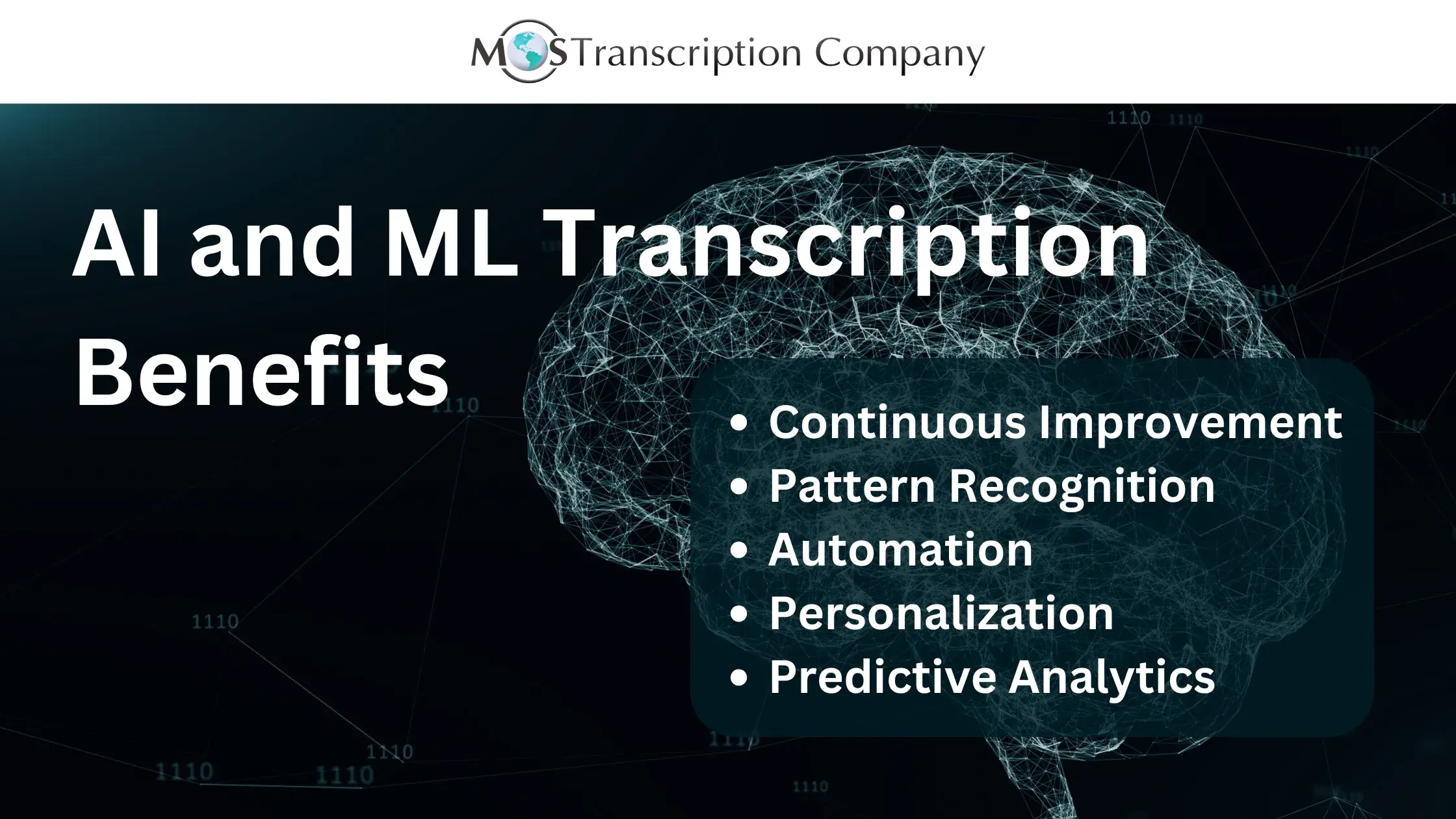 AI and ML Transcription Benefits