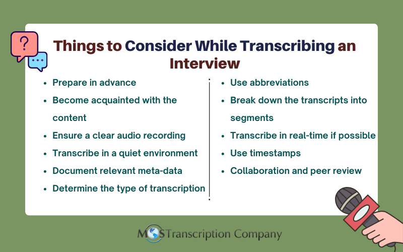 Tips to Improve Interview Transcription Efficiency